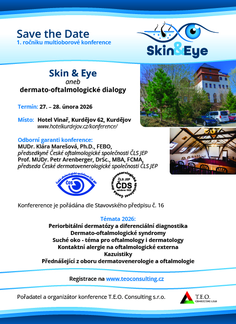 Save the Date 1. ročníku Skin & Sight 2026