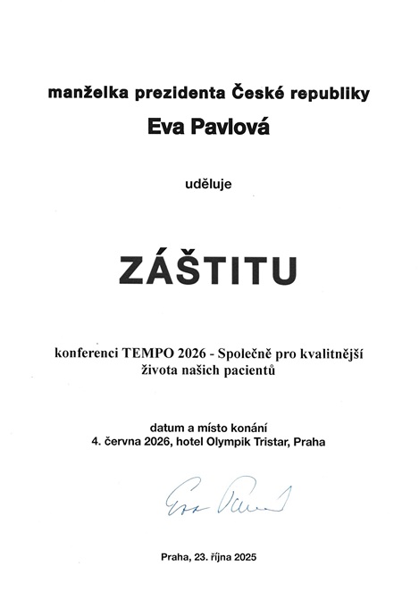 TEMPO 2026 - záštita